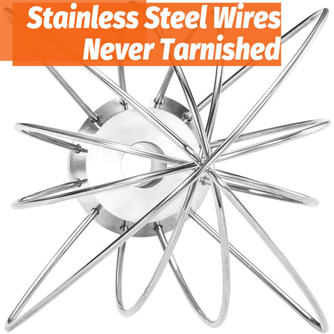 OUOLife batidora ligera de 3.4 onzas facilita batidos esponjosos.