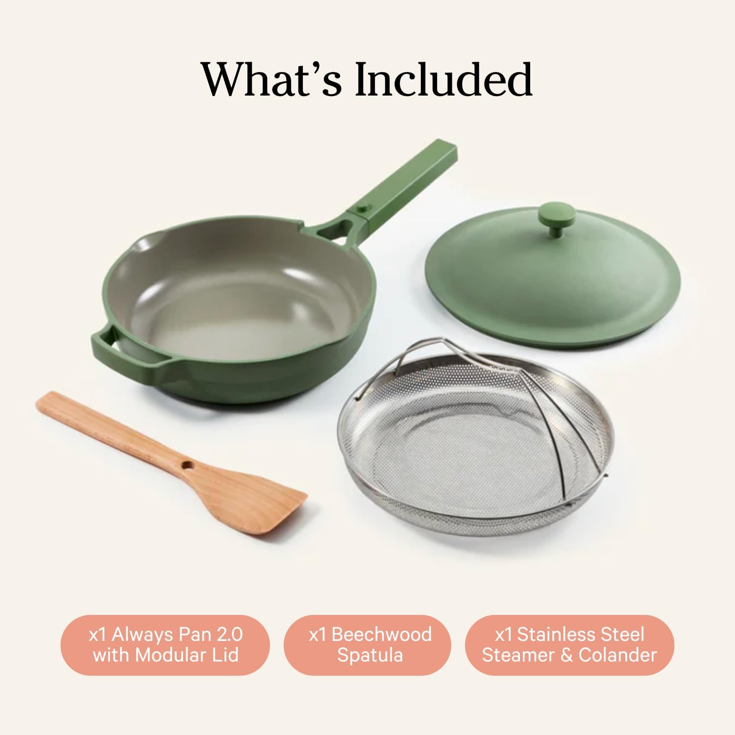Our Place Always Pan 2.0 cuerpo ligero de aluminio reciclado