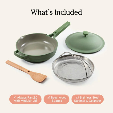 Our Place Always Pan 2.0 cuerpo ligero de aluminio reciclado