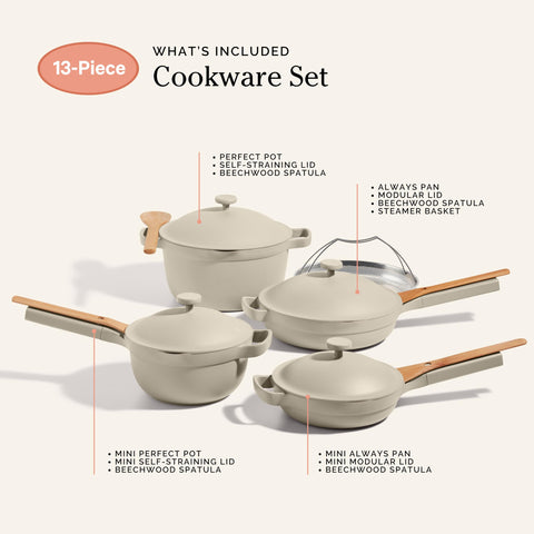 Conjunto apto para horno hasta 450°F, transición sin esfuerzo.