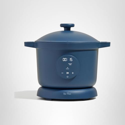 Our Place Dream Cooker color azul sal realza cualquier cocina.