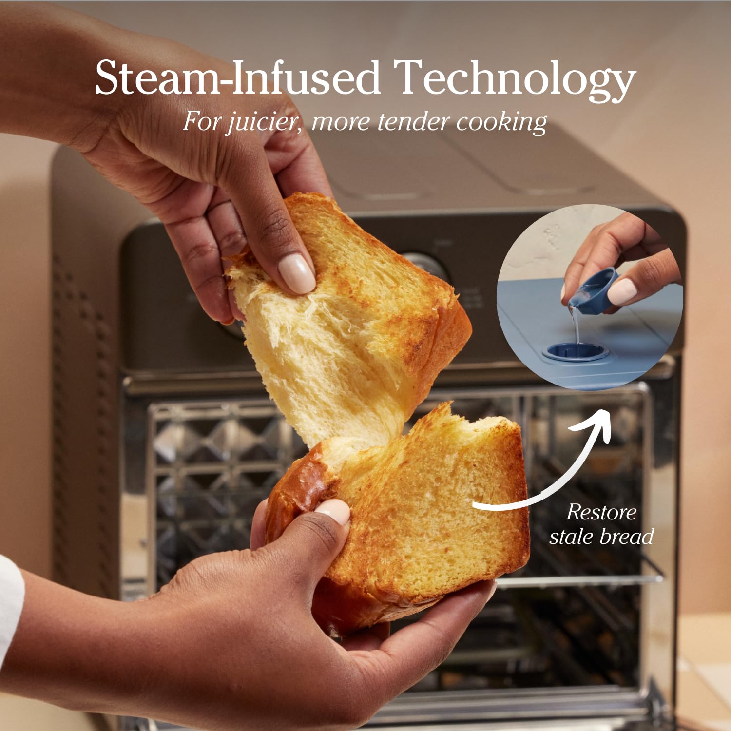 Convección de 360 grados cocina de forma uniforme