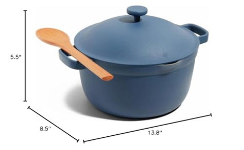 Our Place Perfect Pot, tapa dome elegante que mantiene vapor para cocción uniforme