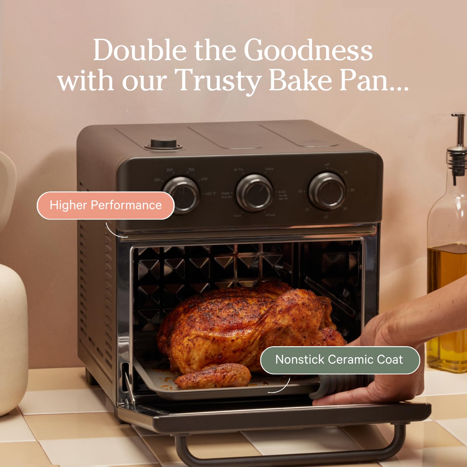 Our Place Wonder Oven: accesorios durables para hornear y freír en un solo kit.