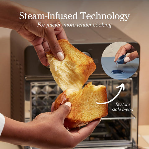 Rejilla intercambiable del Wonder Oven para hornear y asar de forma uniforme.