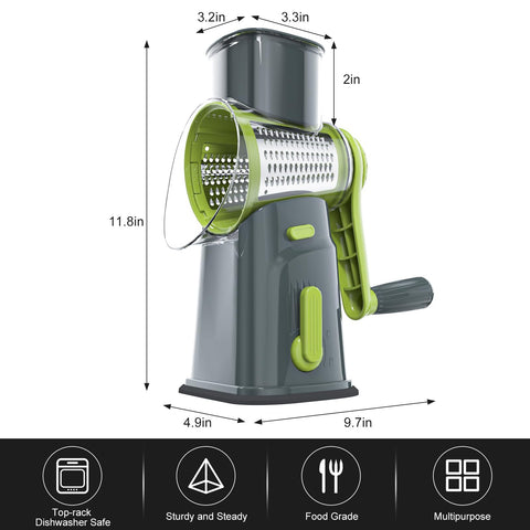 Ourokhome versatil para cocina y camping: corta y ralla en segundos