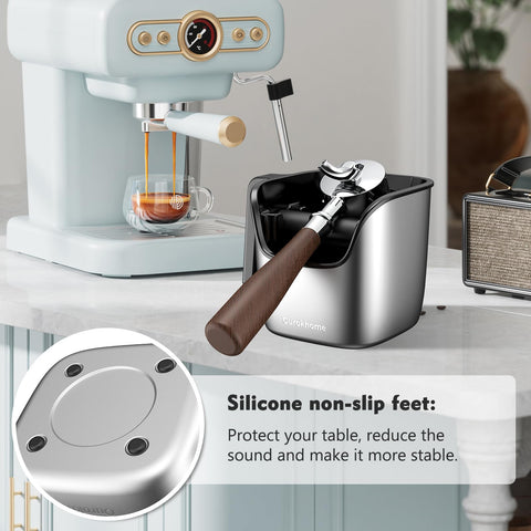 Ourokhome Knock Box: base-silicona, base estable y silenciosa durante golpes.