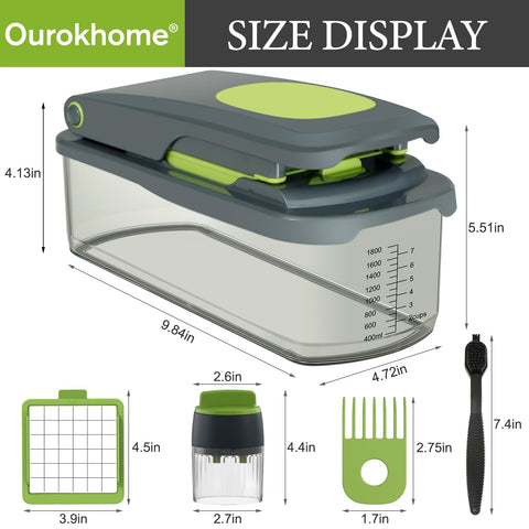 Ourokhome lavavajillas seguro para limpieza rápida de piezas