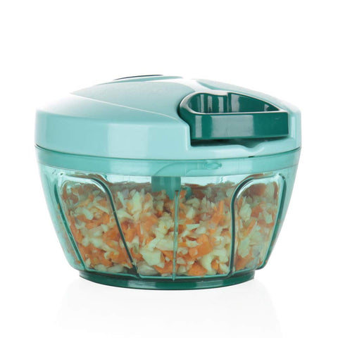 Ourokhome, vista superior del picador manual 500 ml, ideal para uso diario.