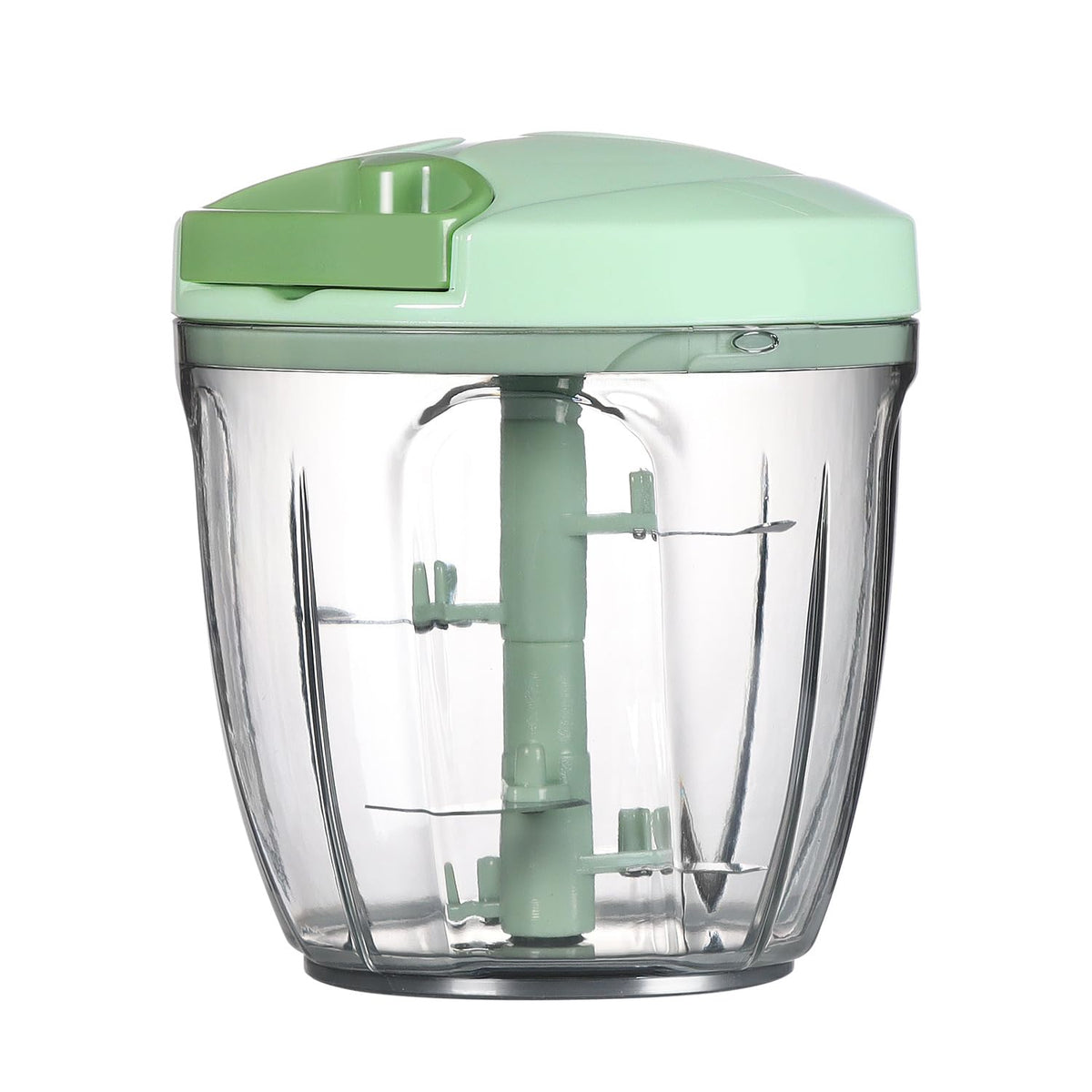 Ourokhome procesador de alimentos manual, cap. 900 ml, facilita picar vegetales rápidamente.