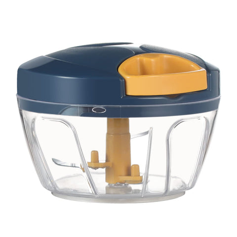 Ourokhome procesador manual 500 ml en azul oscuro para picar rápido