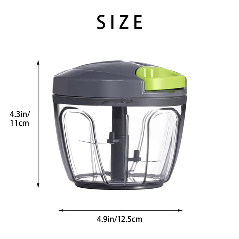 Ourokhome procesador manual diseño portátil, ideal para viaje y camping.