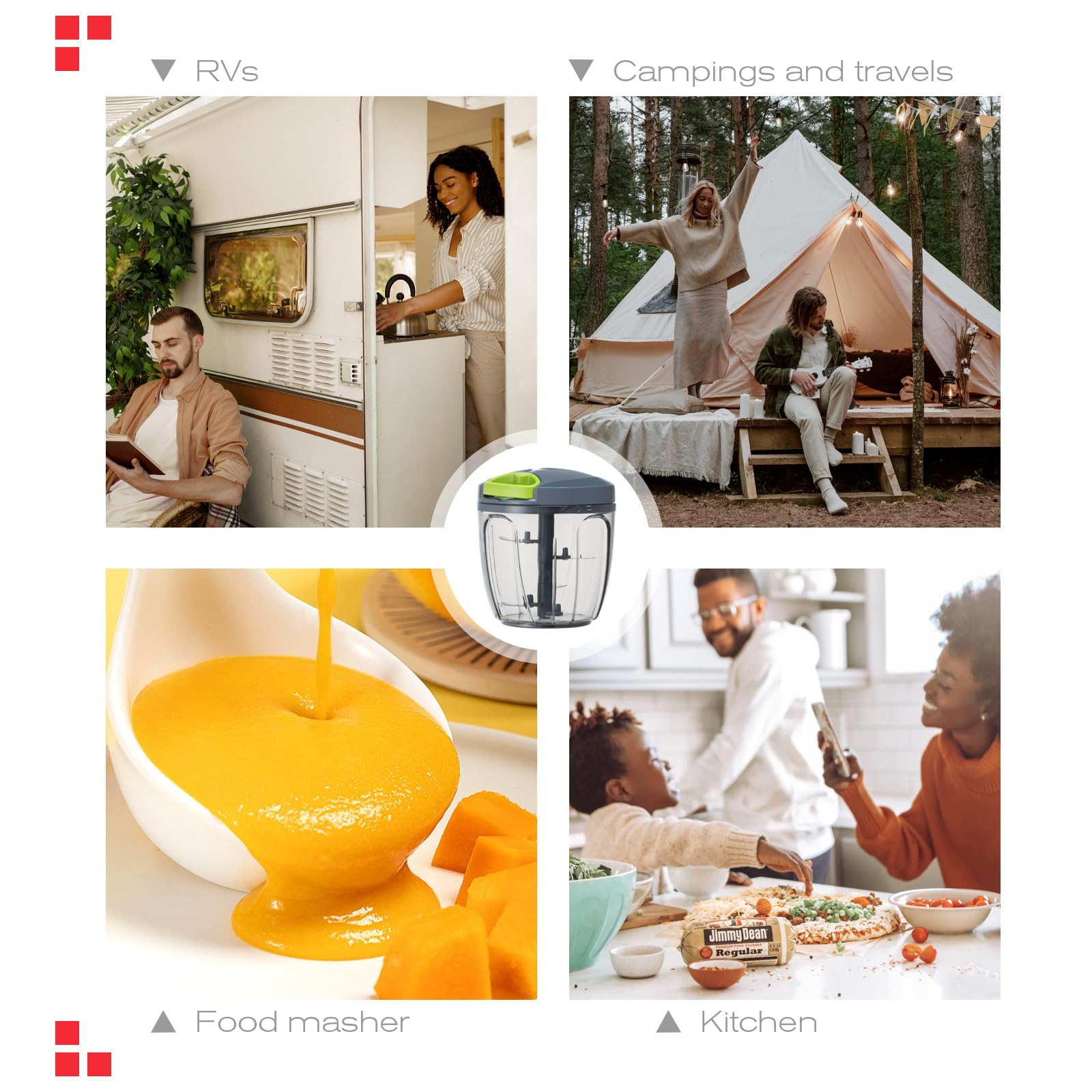 Ourokhome uso-portatil para camping y cocina en exteriores