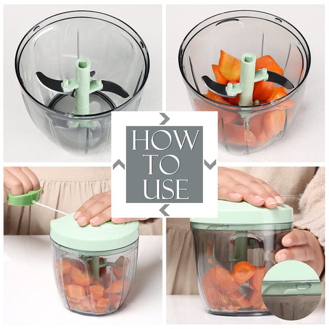 Usos multipropósito de Ourokhome para vegetales, frutas y hierbas.