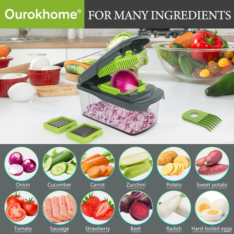 Almacenamiento compacto con todos los accesorios Ourokhome.