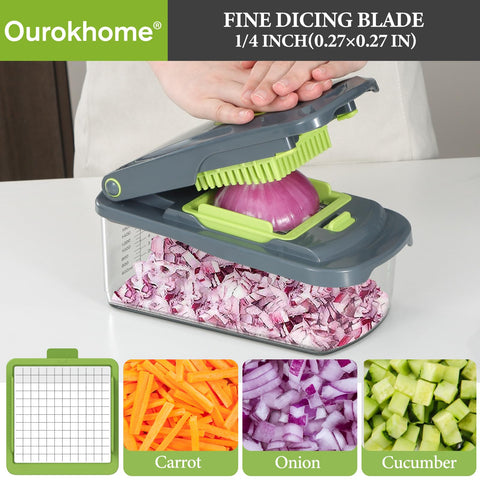 Cuchillas para dados de 1/4 pulgada para tiras finas Ourokhome.
