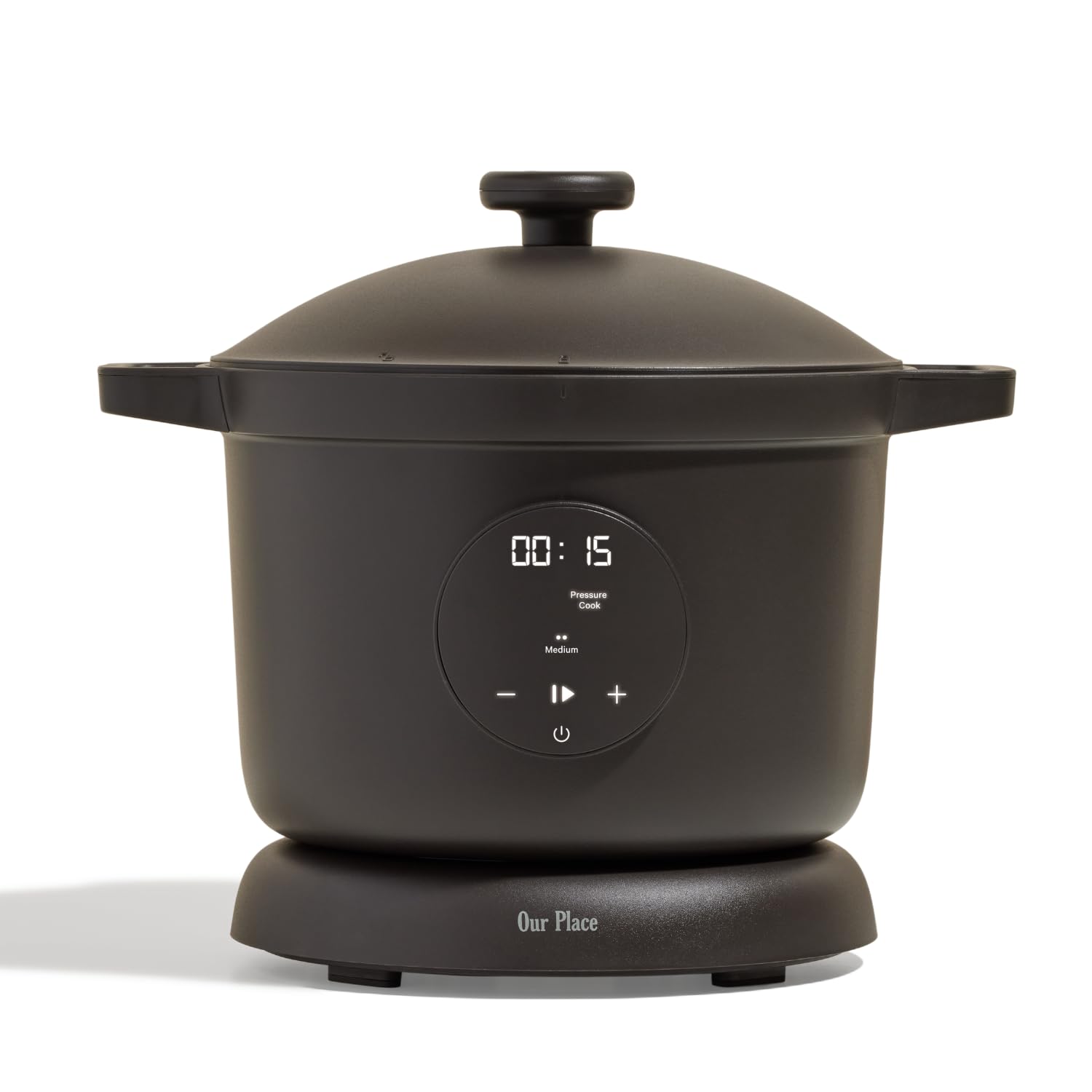 Our Place Dream Cooker vista frontal, diseño compacto para la encimera.