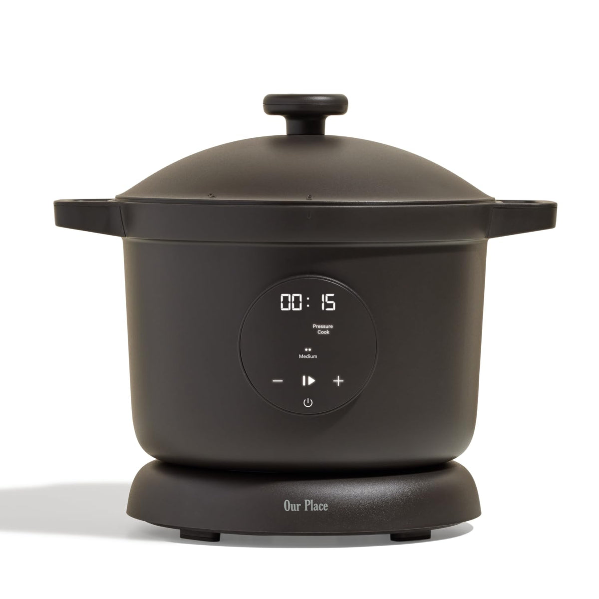 Our Place Dream Cooker vista frontal, diseño compacto para la encimera.
