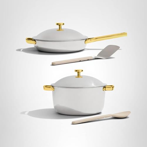 Our Place Titanium Pro Perfect Pot Pro horno-seguro: resiste altas temperaturas para versatilidad.
