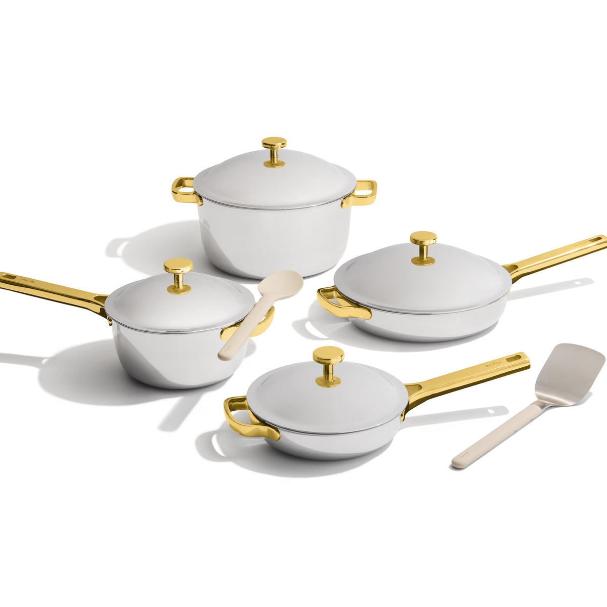 Our Place Titanium Pro sarten frontal: titanio para cocinado rápido y uniforme.