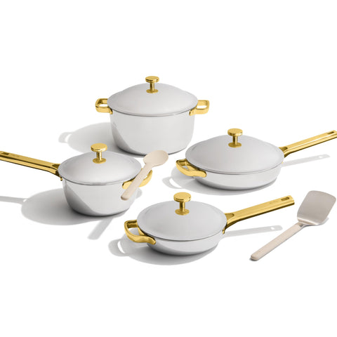 Our Place Titanium Pro sarten frontal: titanio para cocinado rápido y uniforme.