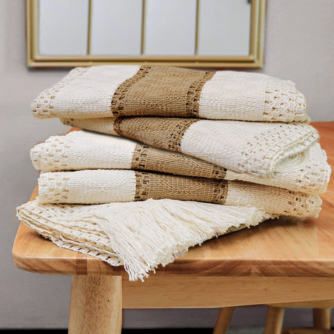 OurWarm camino de mesa macramé: perfecto para cenas elegantes