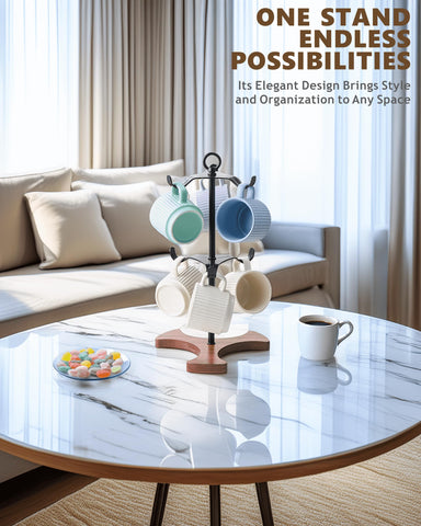 Ouseen porta-tazas es organizador versatil para accesorios de cocina.