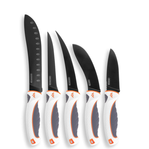OUTDOOR EDGE ErgoMax set en mano ofrece rendimiento profesional en campo.