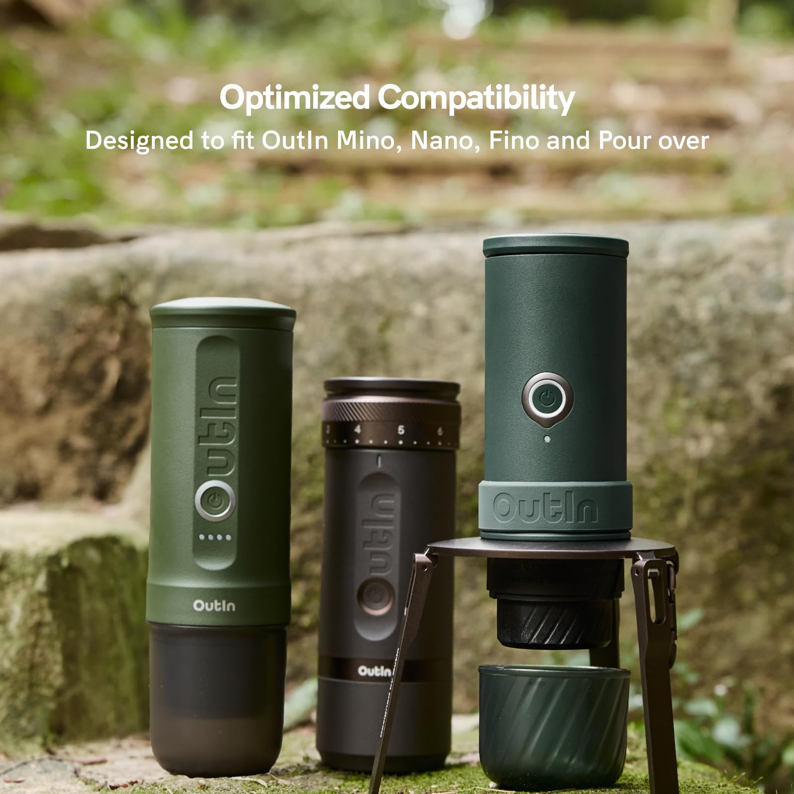 OutIn compatible con Mino y Nano para cafetera móvil