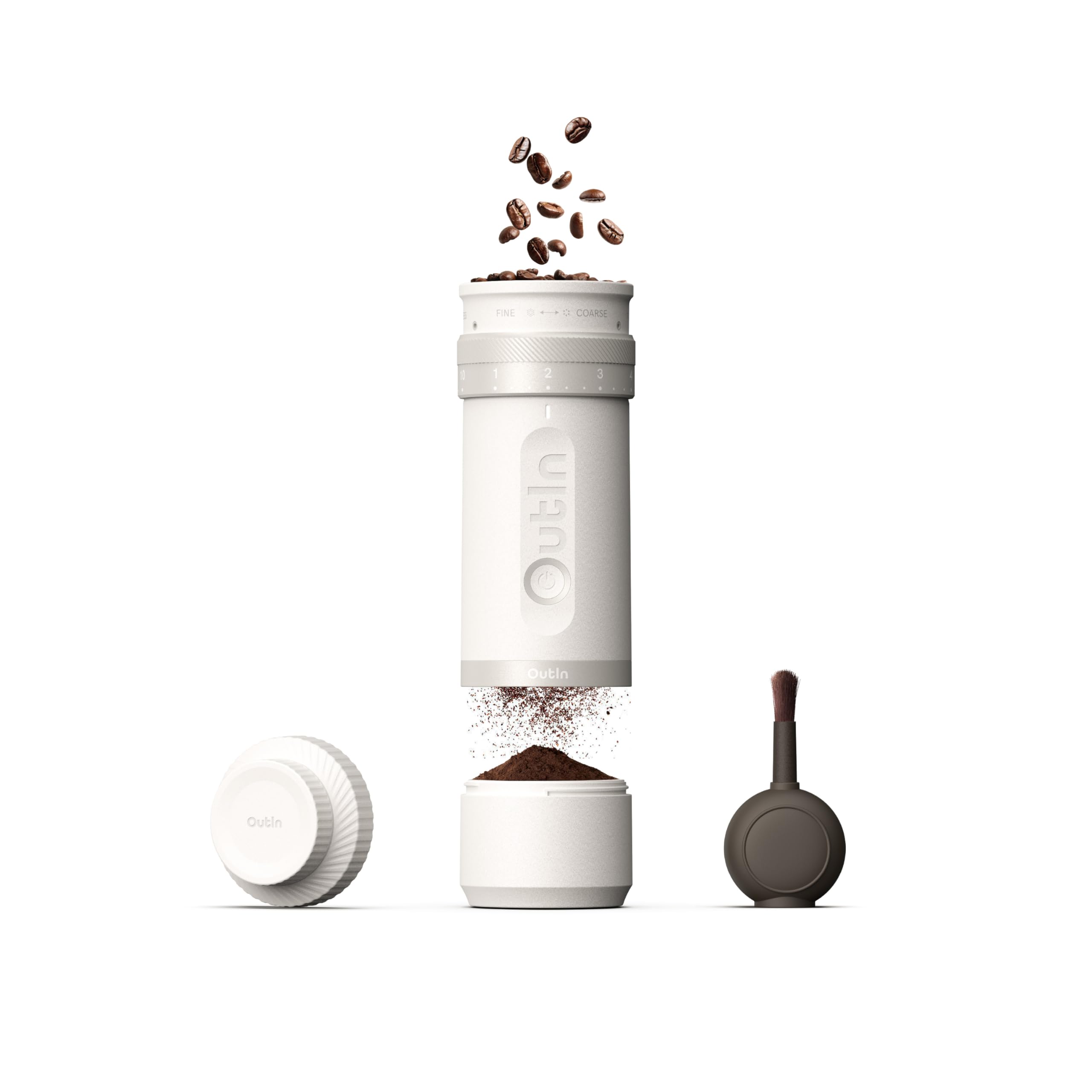 OutIn Fino Molino café portátil para espresso y viaje cómodo