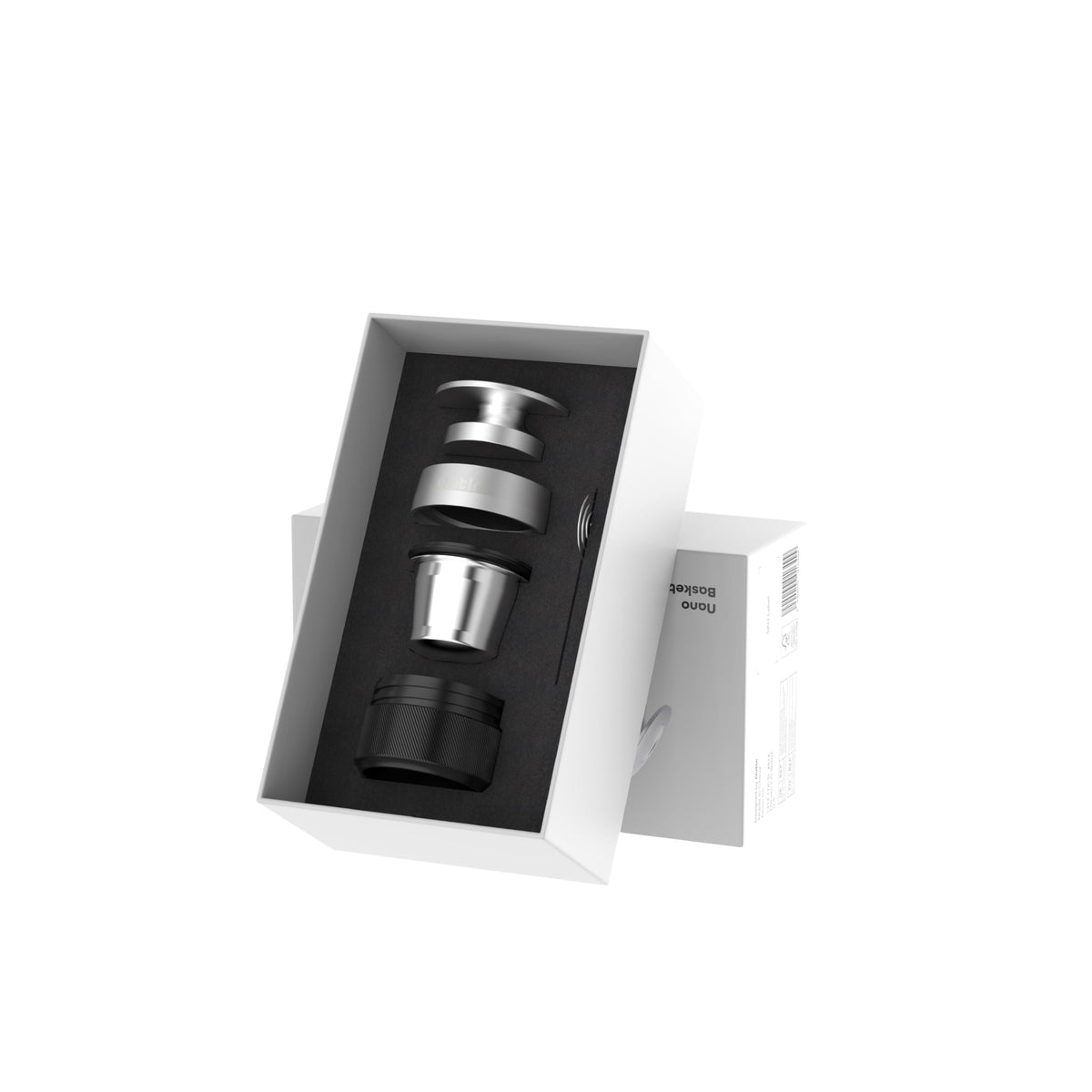 OutIn Nano: kit completo para espresso, extracción precisa.