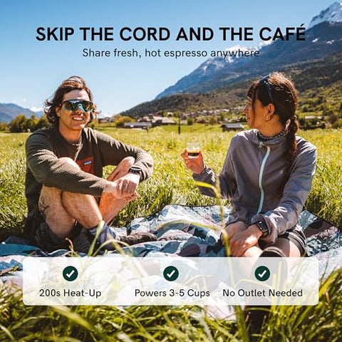 OutIn Nano es compatible con café molido y cápsulas NS.
