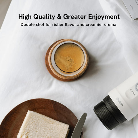 Molienda fina recomendada para extracción óptima del café OutIn Nano.