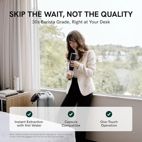 OutIn Nano, controla todo con un solo botón para espresso.