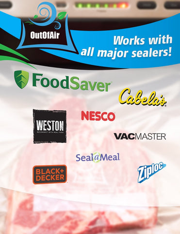 OutOfAir llega con 100 pies de bolsas para múltiples porciones.