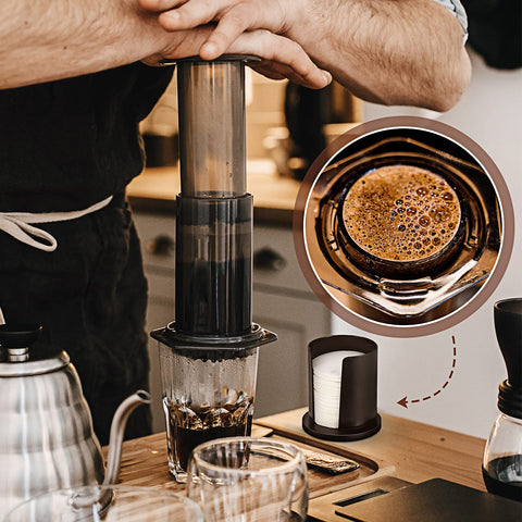 Outus compatible con Aeropress y cafeteras tipo espresso