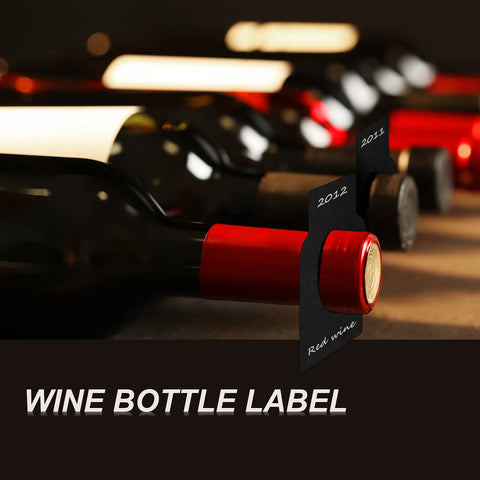 Etiquetas Outus para botellas, tamaño ajustable a botellas estándar