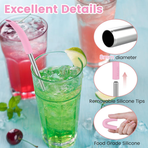 Pajilla OUTXE compatible con Stanley 30 oz y 40 oz, ideal para bebidas grandes.