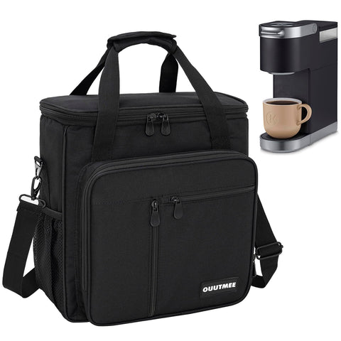 OUUTMEE bolsa de cafetera compatible con Keurig K-Mini, transporte seguro en viaje
