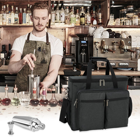 OUUTMEE bolsa bartender ideal para viajes, fiestas y camping