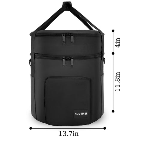 OUUTMEE interior lavable, resistente a salpicaduras en viajes.