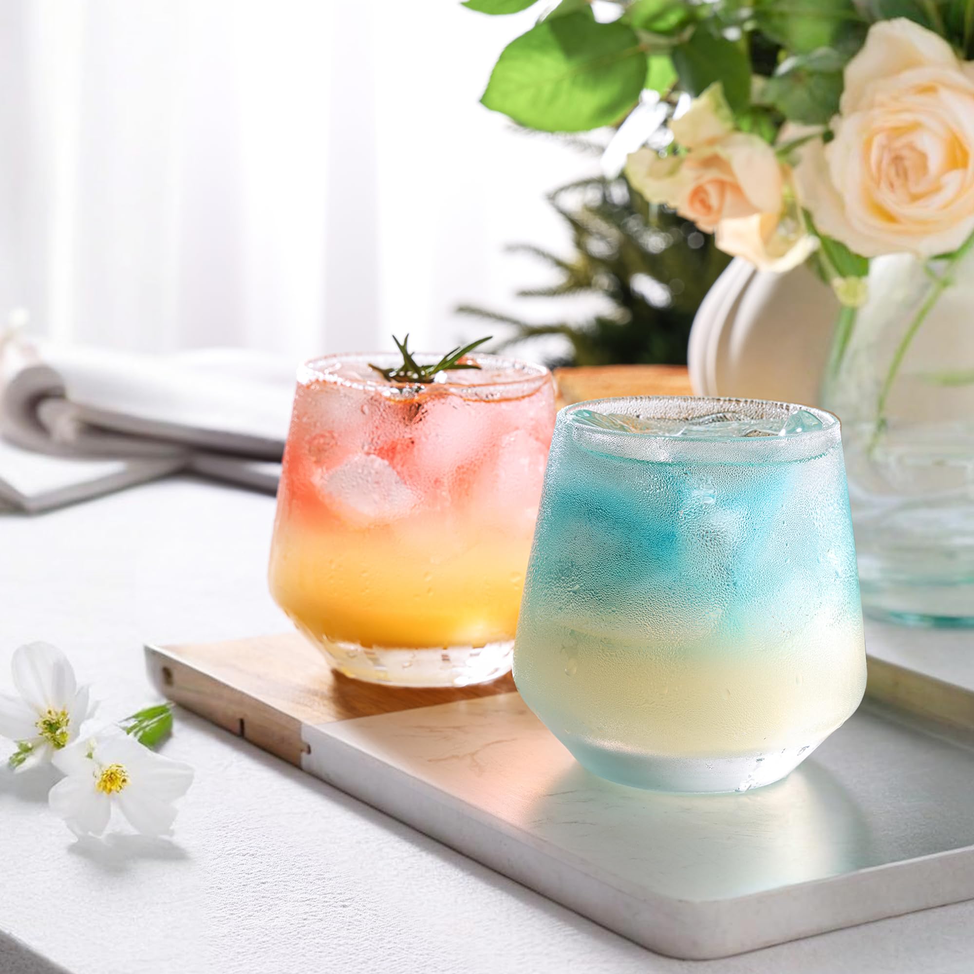Uso diario y para fiestas, compatibles con diferentes bebidas.
