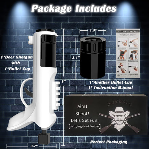 OUYOOLE escopeta embalaje regalo divertido, regalo especial para fiestas.