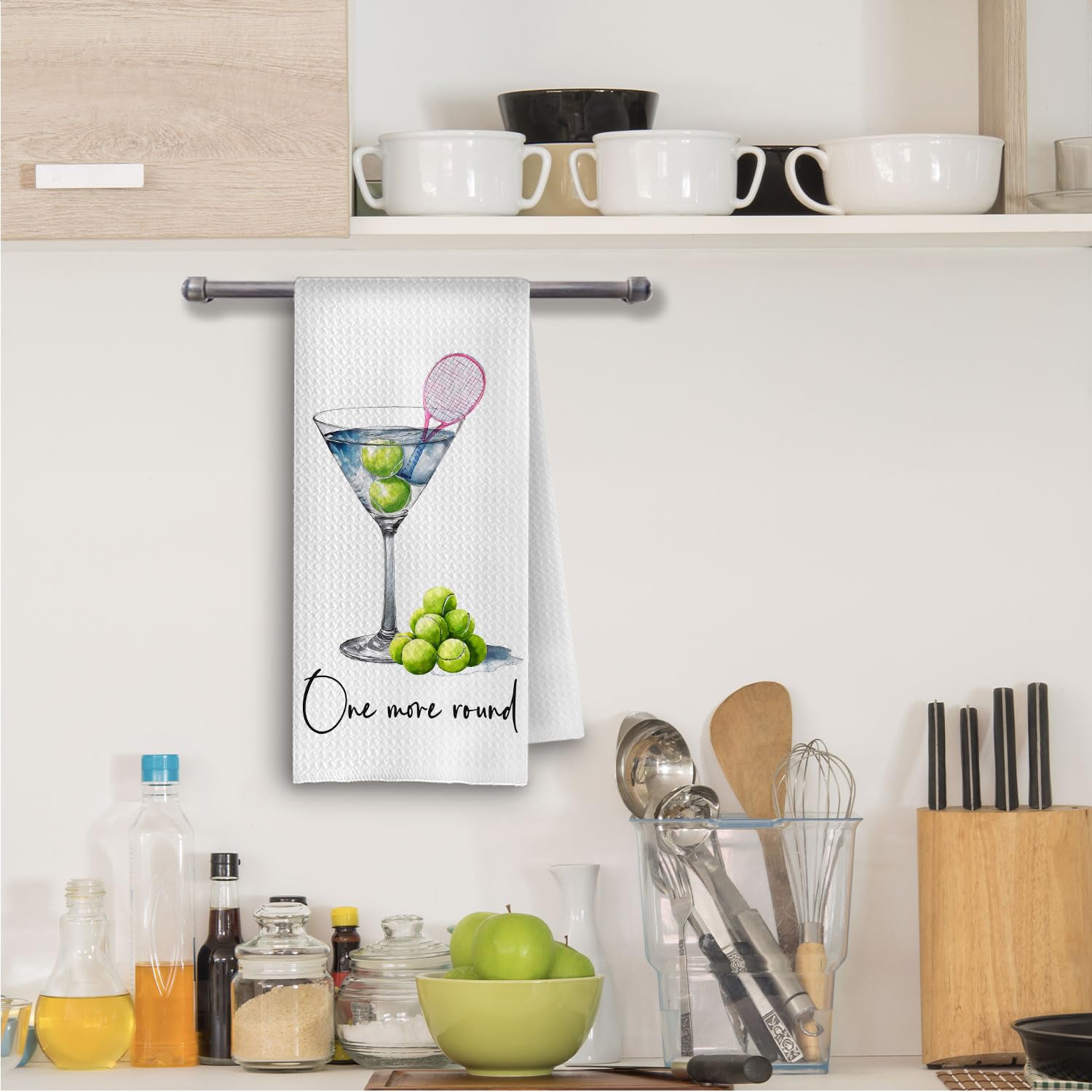 Toalla OVAcational diseño hogar: estilo elegante para cocina y baño.