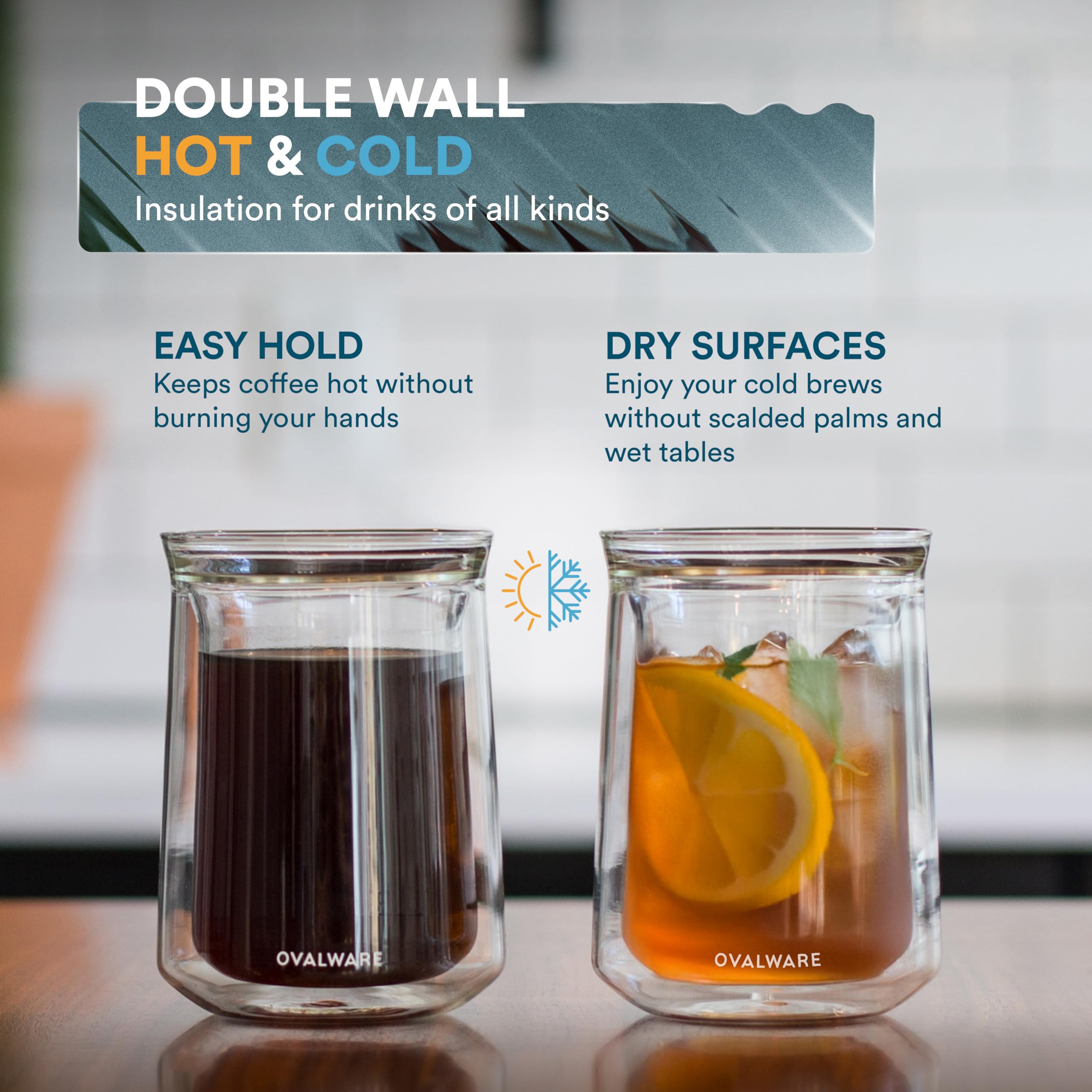 Ovalware vidrio borosilicato resistente a temperaturas extremas en casa.