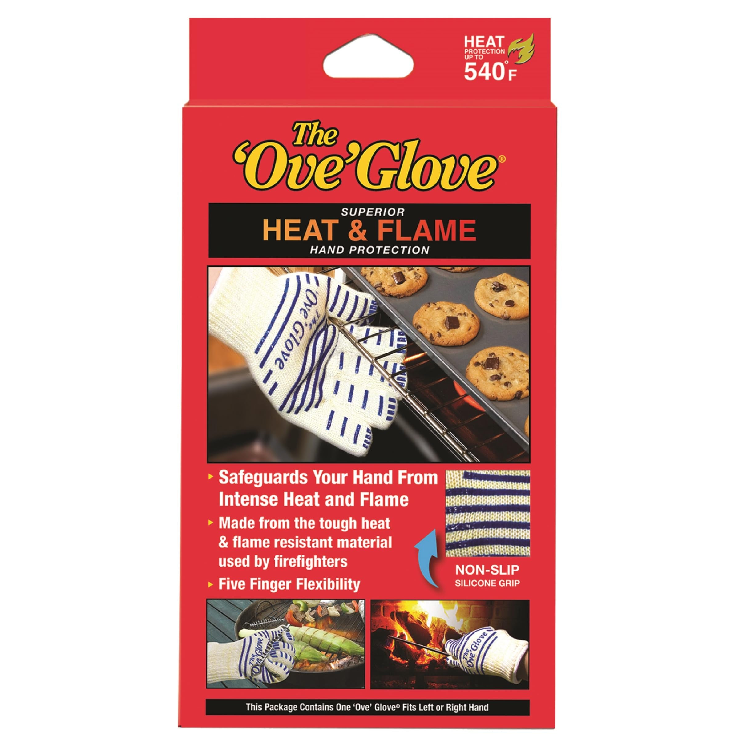 Ove Glove: flexibilidad de cinco dedos para agarre preciso.