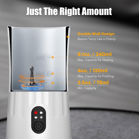 Ovetedot apagado automático para seguridad al calentar leche.