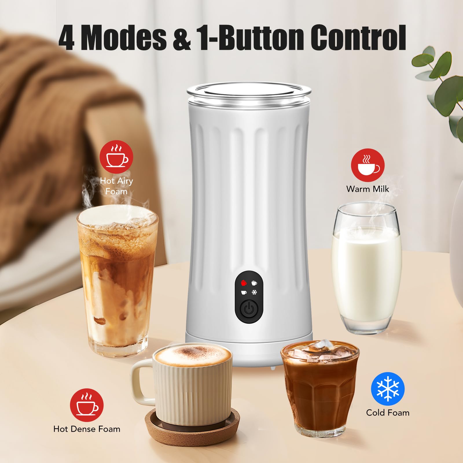 Ovetedot diseño columna elegante: agarre cómodo en cada uso.