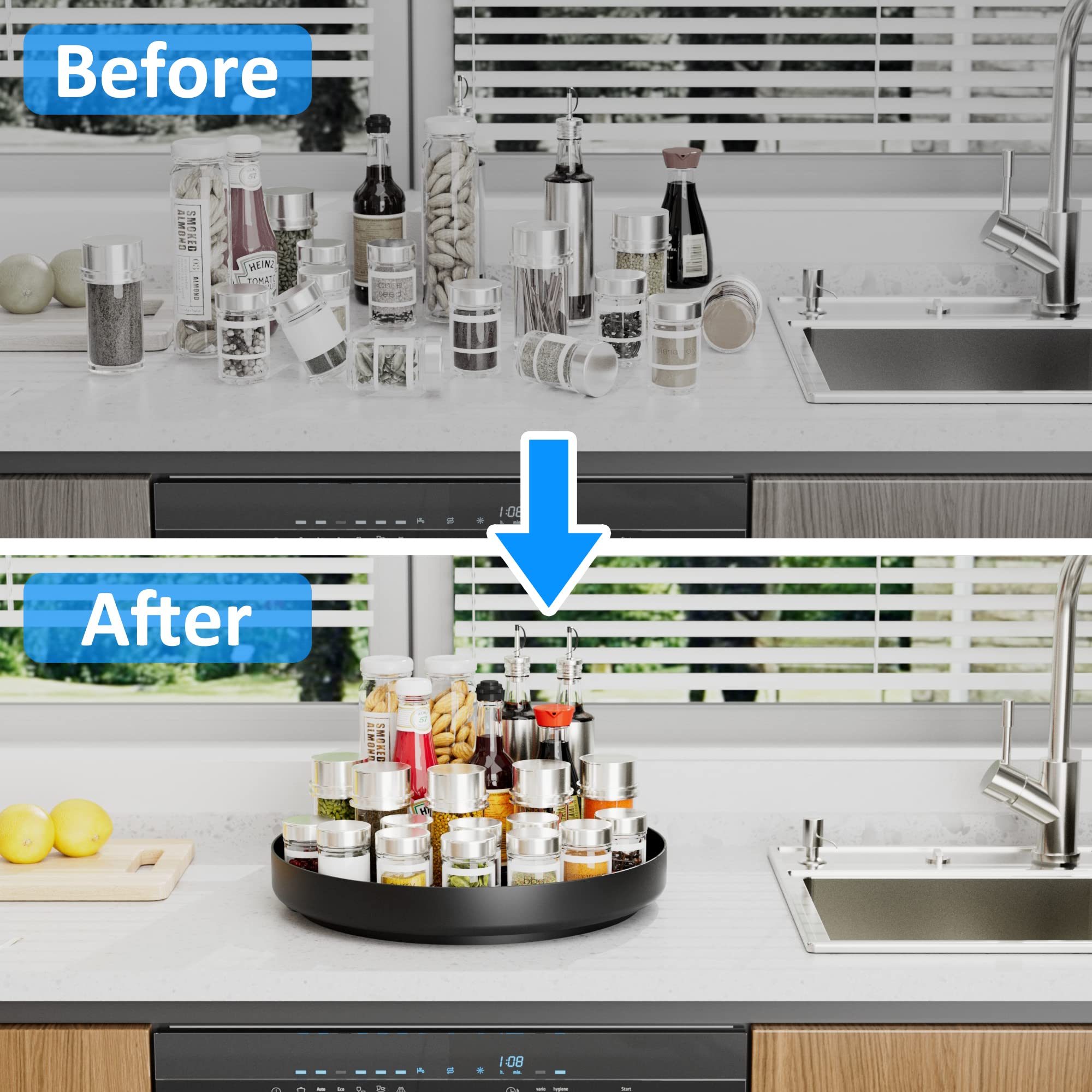 OVICAR organizador para baño y cosméticos, todo visible y al alcance.
