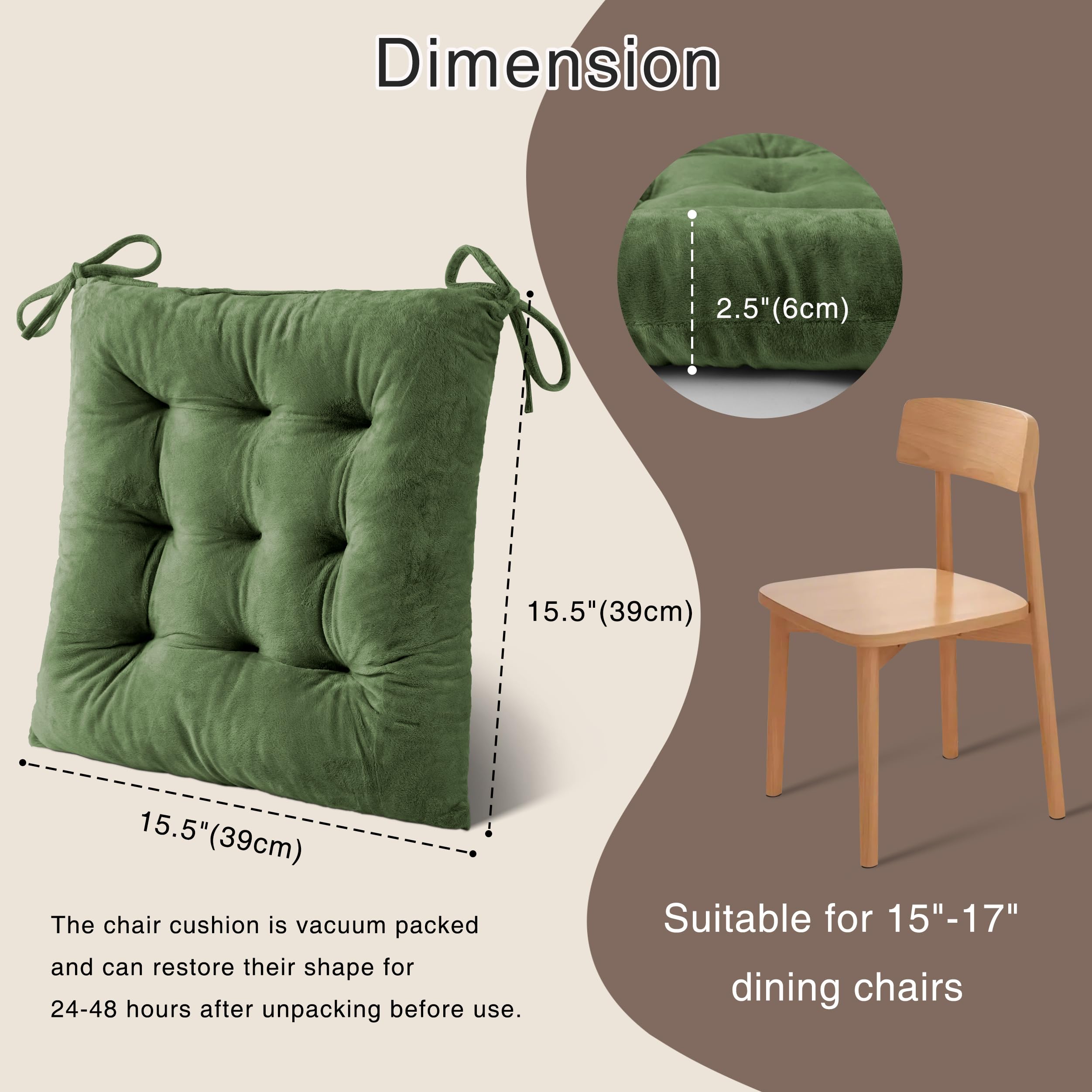 OVOV almohadilla de cocina con terciopelo, textura agradable para largas comidas